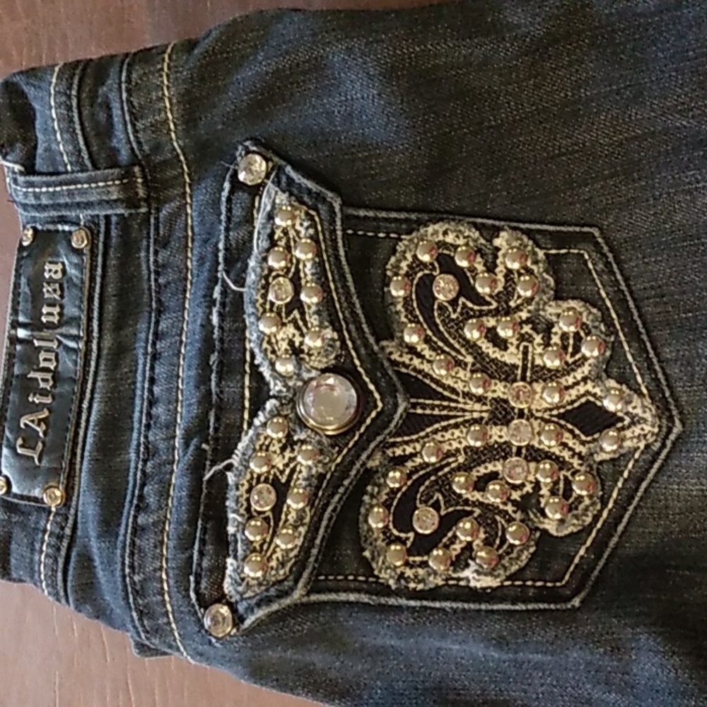 LA Idol Bedazzled jeans,